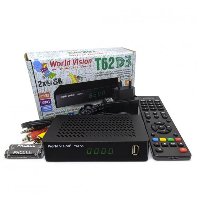 WorldVision T2 Цифровой HD тюнер T62D3