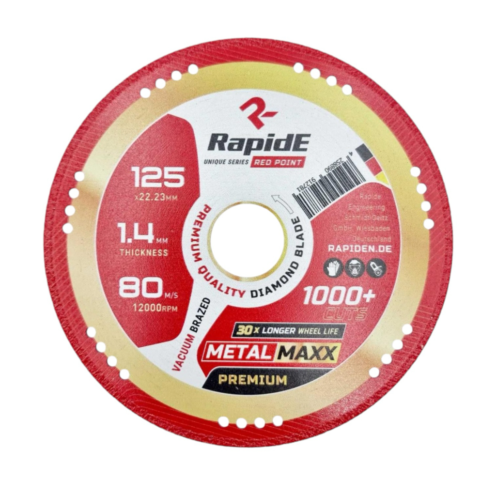 RAPIDE METALMAXX Диск алмазний по металу 125*1,4*22,2 R9818