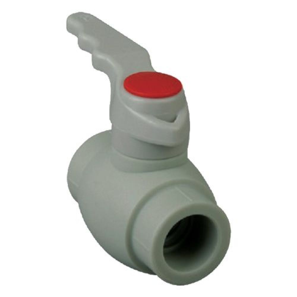 KOER K0175.PRO PPR Кран кульовий Ø20 (ручка, латунна куля) (KP0227)