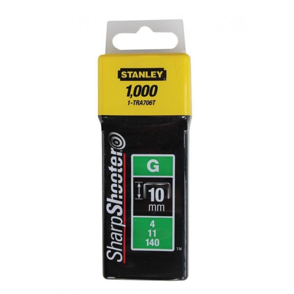 STANLEY Скоба для степлера 10мм.1000шт. 1-TRA706T
