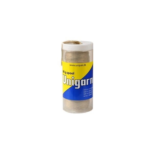 UNIPAK Льняные волокна Unigarn 80г.(катушка в контейнере)