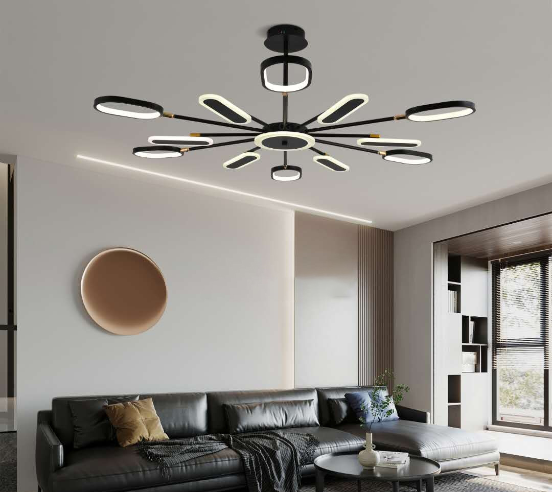 LED-Люстра 82154/8 BK Ø1120 H420 98W*2