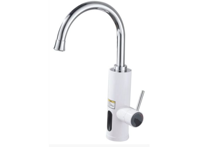 WEZER Водонагреватель проточный SDR-C06TP для кухни выс.гусак гайка (с датчиком темп.)