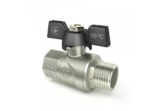 Raftec BLACK Кран кульовий DN25 (1