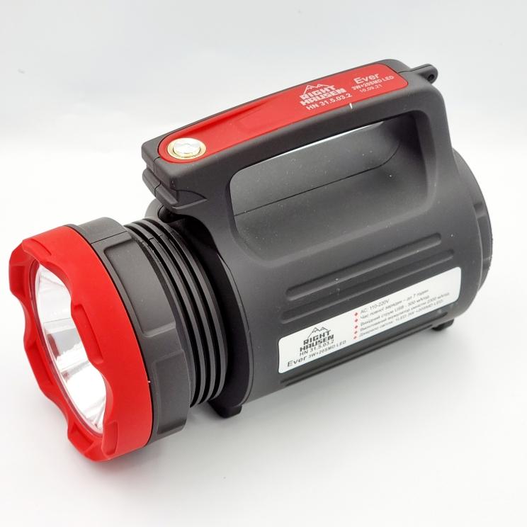 RightHausen EVER Ліхтар ручний 3W+20SMD, USB вихід, 2300mAh HN-315032