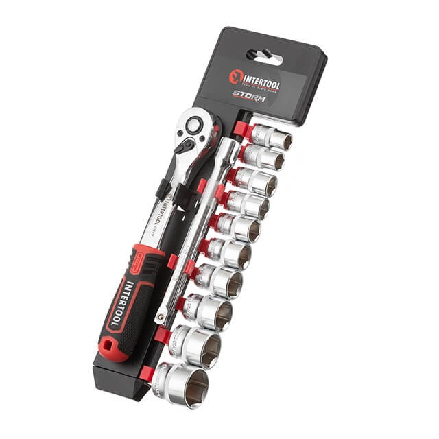 INTERTOOL STORM Набор головок 3/8
