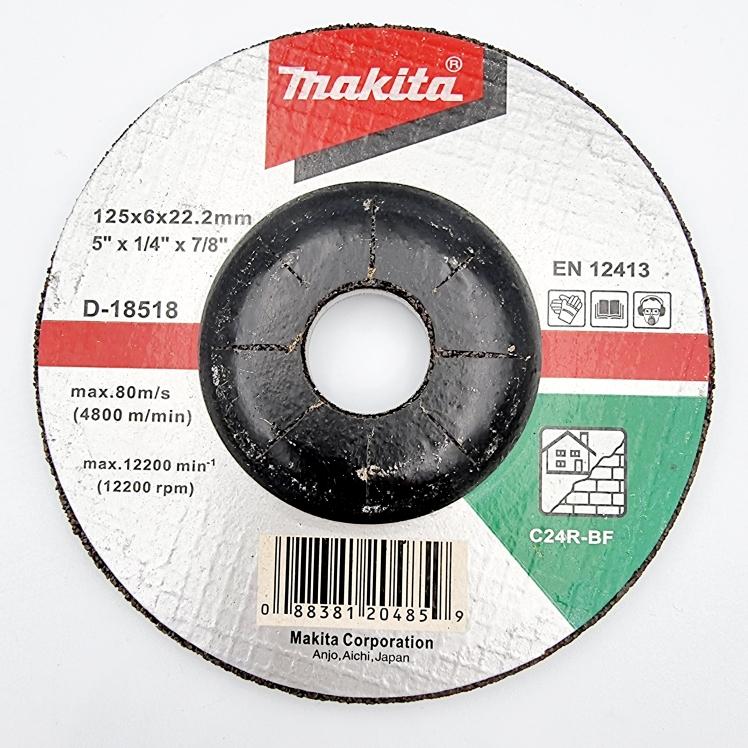 Makita Диск зачистной для стали 125*6*22,2 EN12413