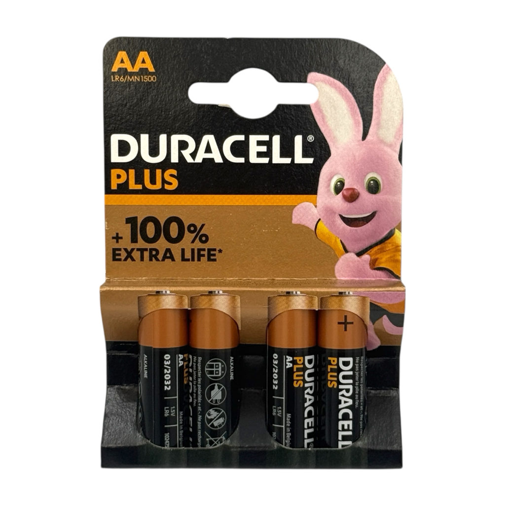 DURACELL AA/LR6 1,5V ALKALINE (уп./4шт.)