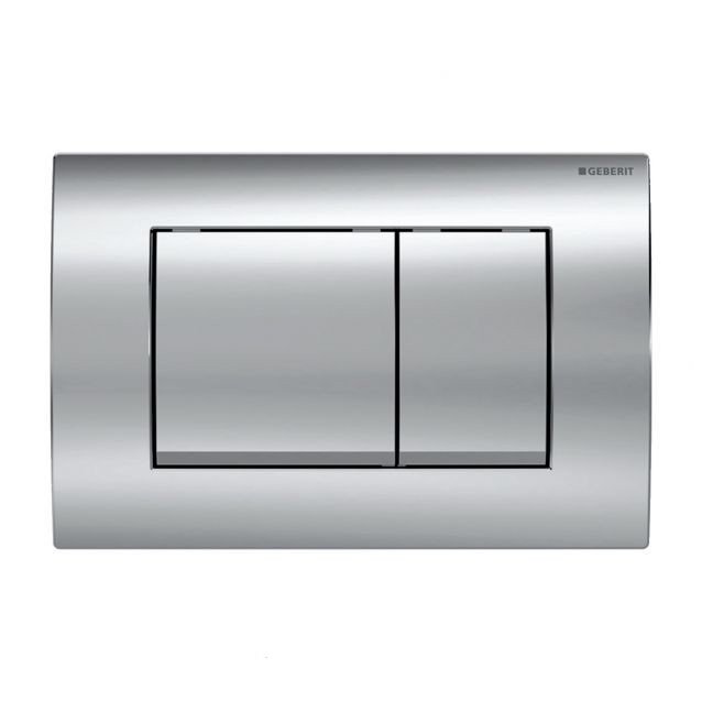 GEBERIT DELTA30 смывная клавиша, пластик, хром глянц. 115.137.21.1
