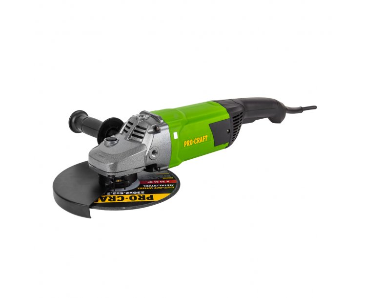 PROCRAFT УШМ 230мм 2600W (плавный пуск) PW-2650