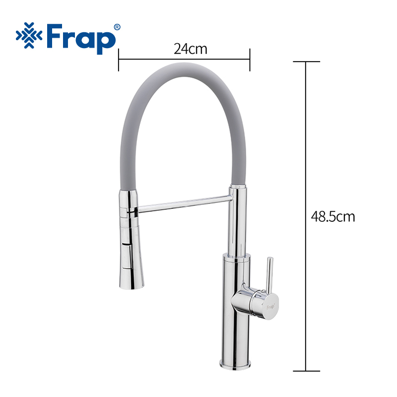 Frap F4452-6 Змішувач для кухні (сірий/хром)