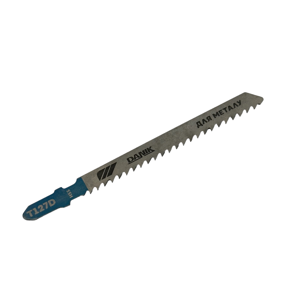 DANIK T127D Пилочка для лобзика по металу 75мм. HCS (чистий прямий різ) 029-013