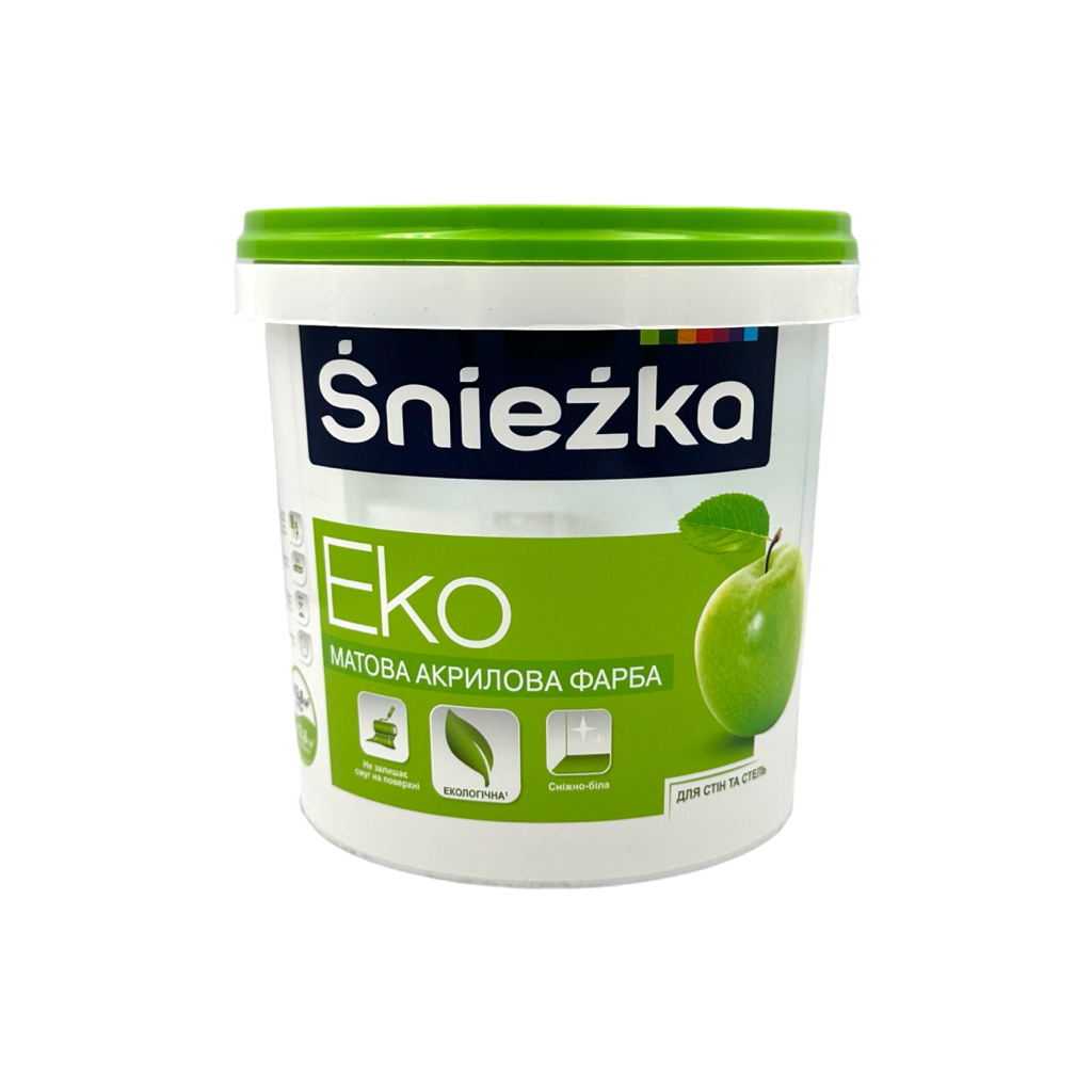 SNIEZKA ECO Краска акриловая для стен и потолков 1,4 кг.