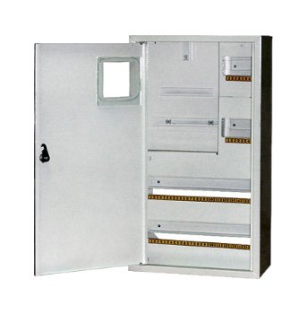 ENEXT e.mbox.stand.n.f3.36.z Корпус металевий під 3-ф. лічильник, 36 мод., навісний, із замком