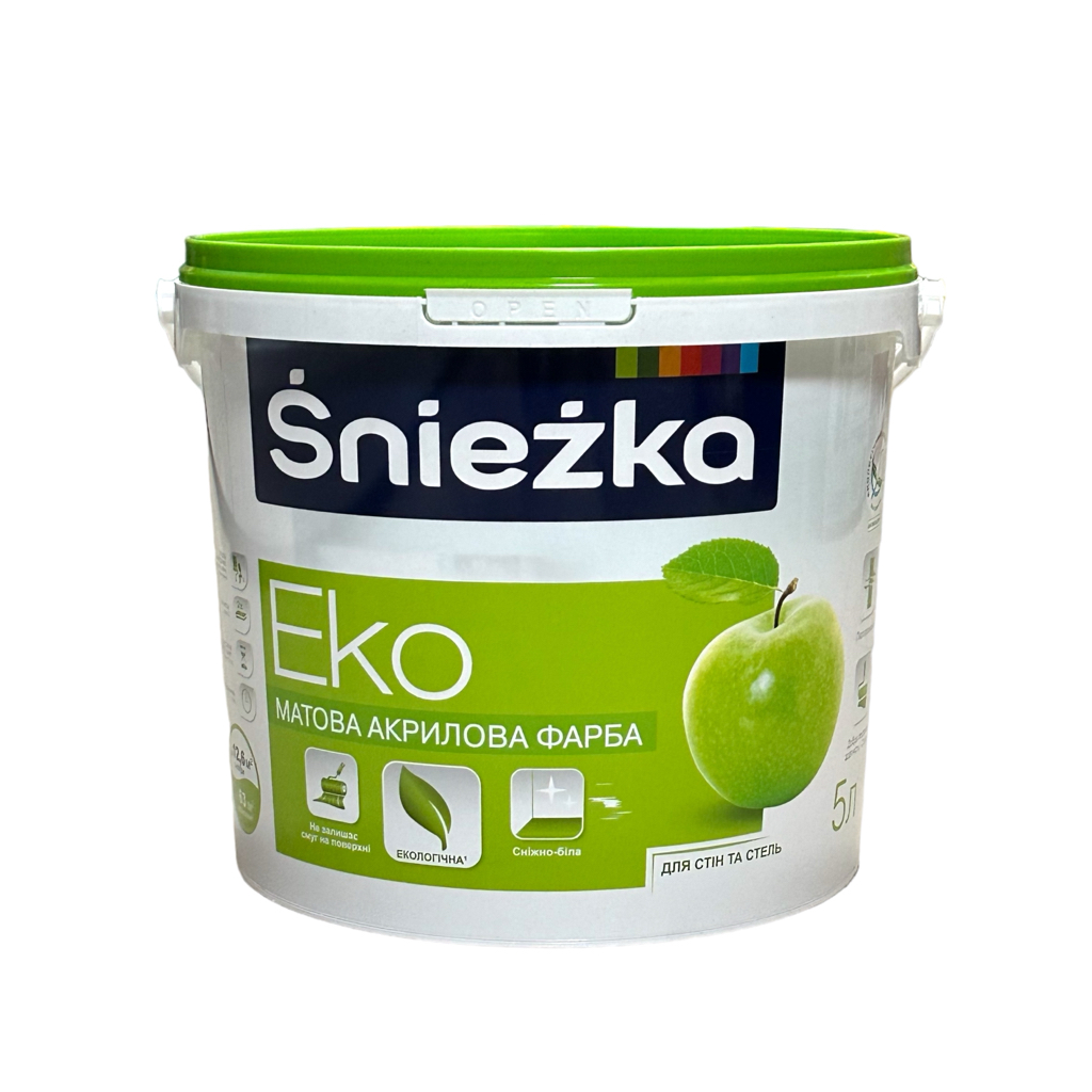 SNIEZKA ECO Краска акриловая для стен и потолков 7кг.