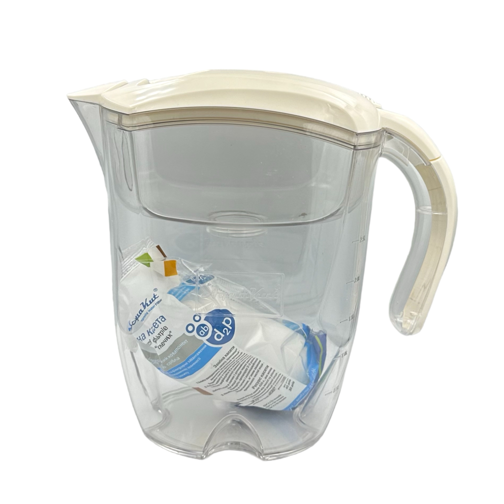 Aquakut СИГМА Фільтр-глечик зі зміним картріджем Б-4 (білий) 22508