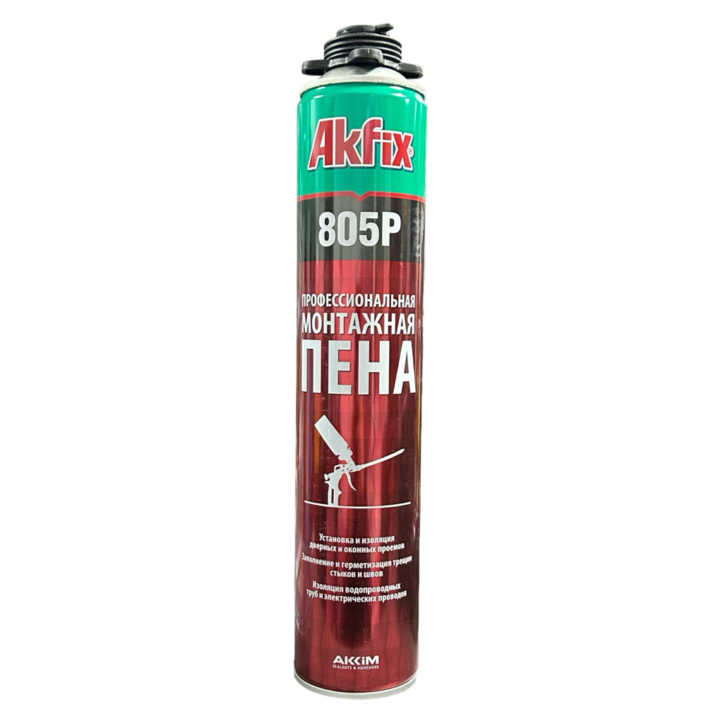 AKFIX 805P Пена монтажная профессиональная 750мл./850г.