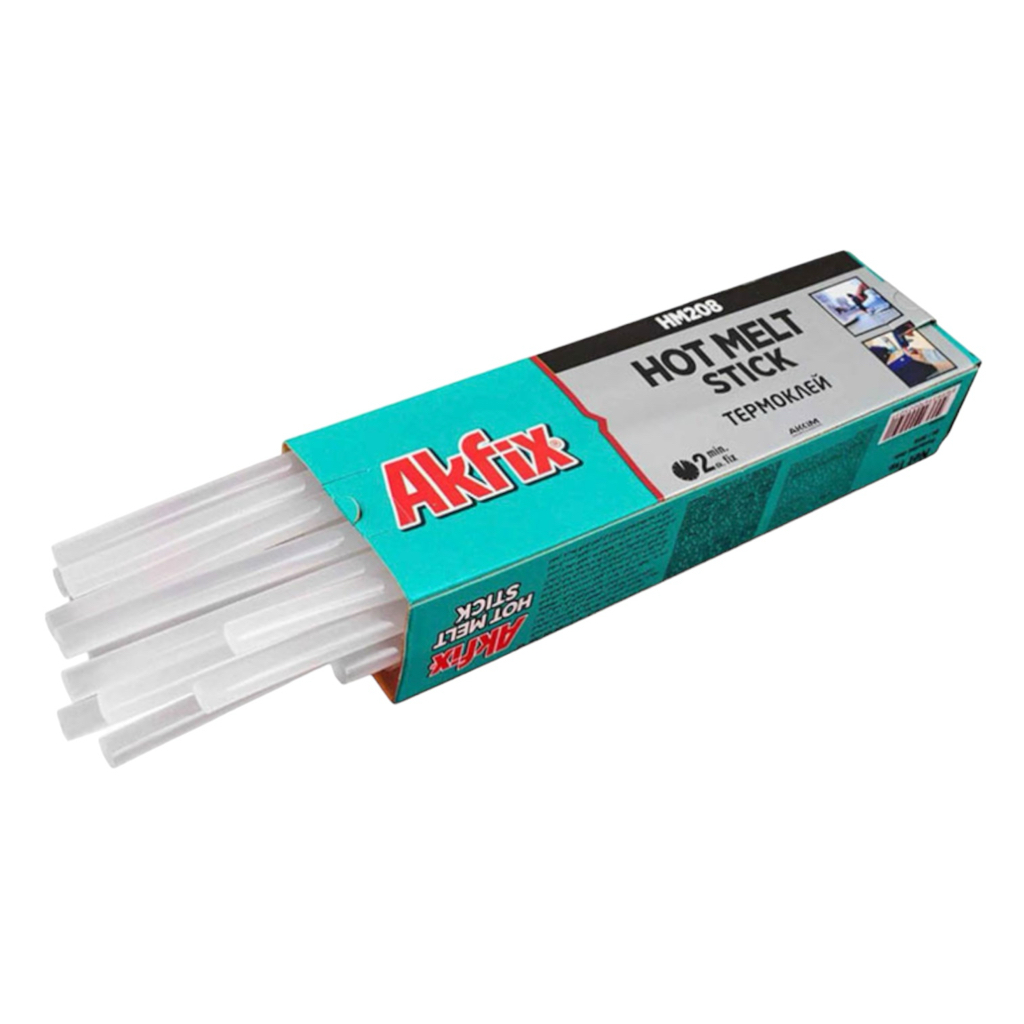 AKFIX HM208 Клейовий стрижень 11,2 мм*300 мм, уп. 1 кг/34шт.