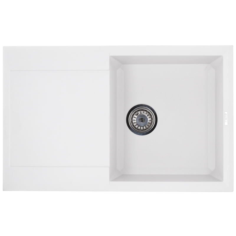 ZERIX ZS-7950S-01 Мийка гранітна 790*500мм. (біла)