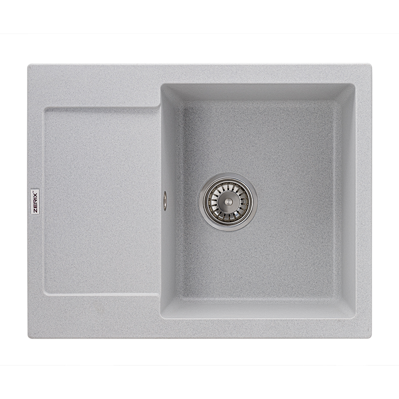 ZERIX ZS-6250S-09 Мойка гранитная 620*500мм. (серая)