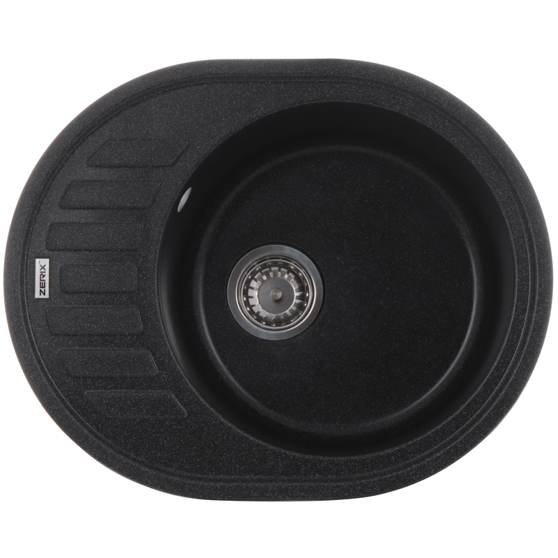 ZERIX ZS-6250R-13 Мойка гранитная 620*500мм. (графитовая)