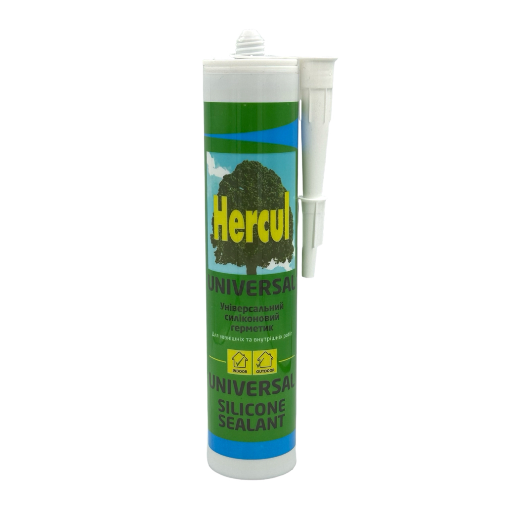HERCUL UNIVERSAL Универсальный силиконовый герметик 280мл./325г. (черный)
