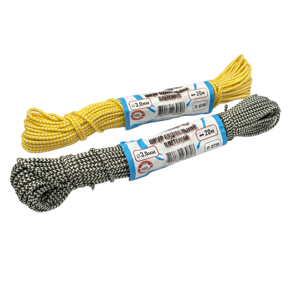 Joker Tools Шнур будівельний плетений Ø3мм., довжина 20м. JT-0730