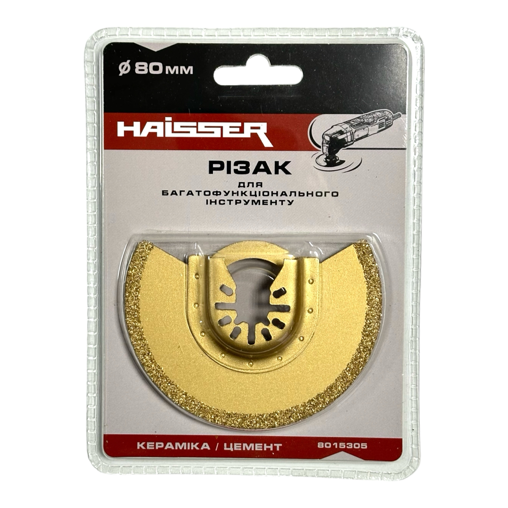 Haisser Різак півкруг для реноватора 80мм. (кераміка/цимент) 8015305