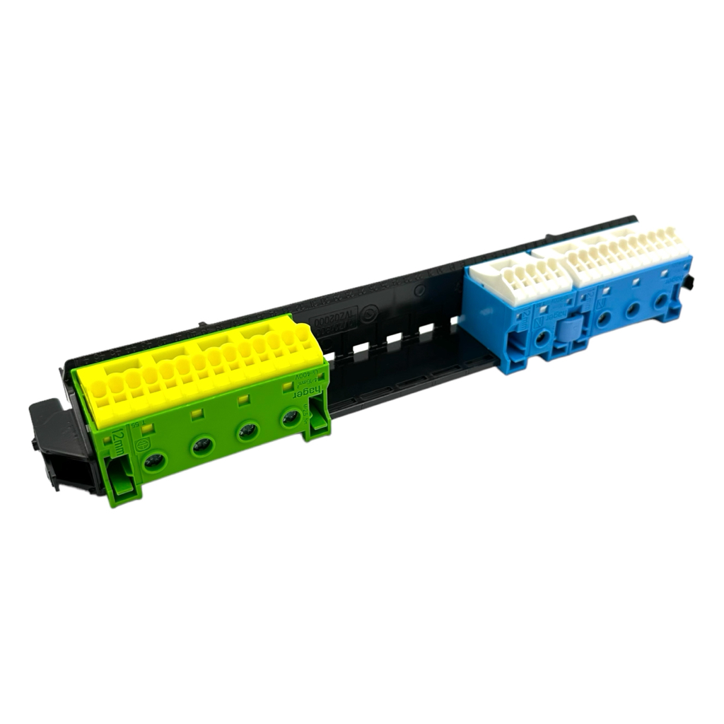 Hager Тримач з клемами 16*N+14*PE/4*N+4*PEr до  щитів Volta 36(42) мод. VZ462