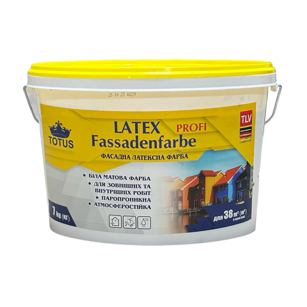 TOTUS LATEX Fassadenfarbe Фарба фасадна 7кг.
