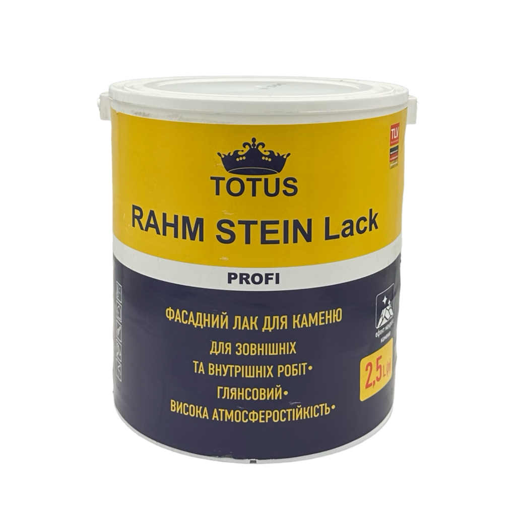 TOTUS RAHM STEIN LACK Лак для каменю 2,5л. (глянцевий)