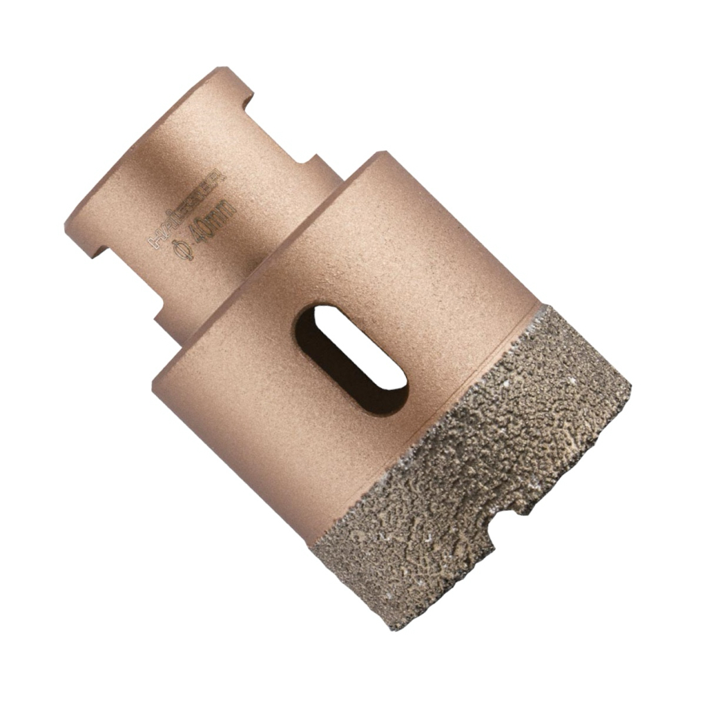 Haisser HARD CERAMICS Коронка алмазна  по кераміці для КШМ М14 (40мм.) 2713540