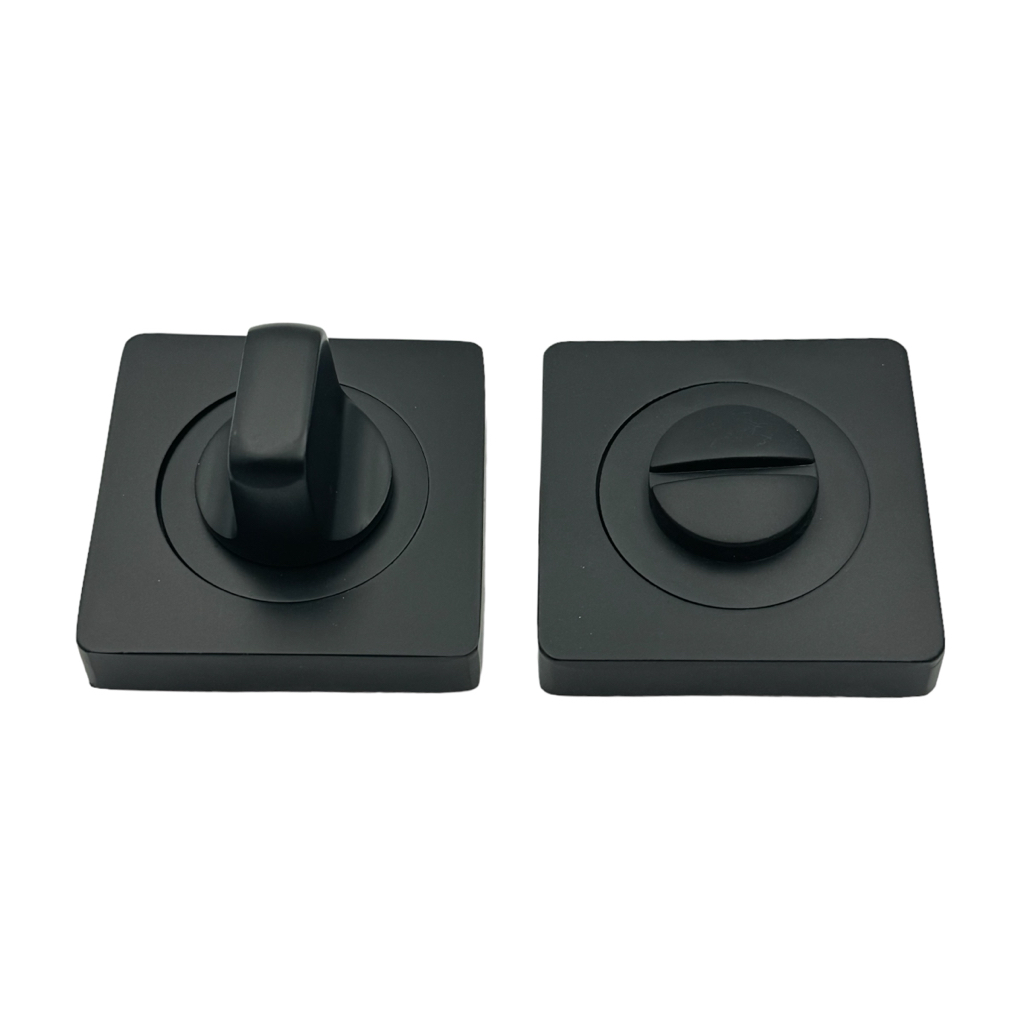 KEDR BK0605-AL-Black mat  Фіксатор на міжкімнатні двері (чорний мат)