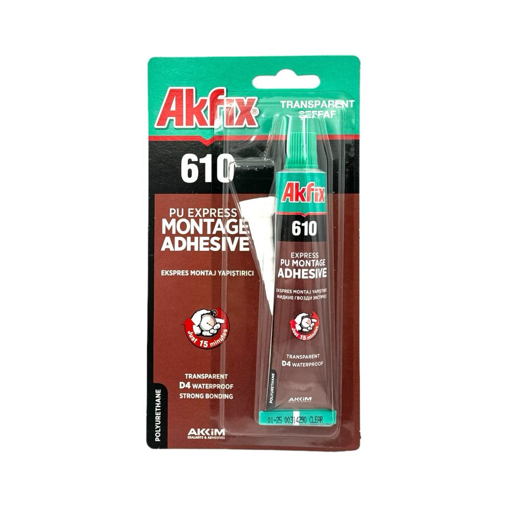 AKFIX 610 Клей-герметик поліурітановий 50мл. (прозорий)