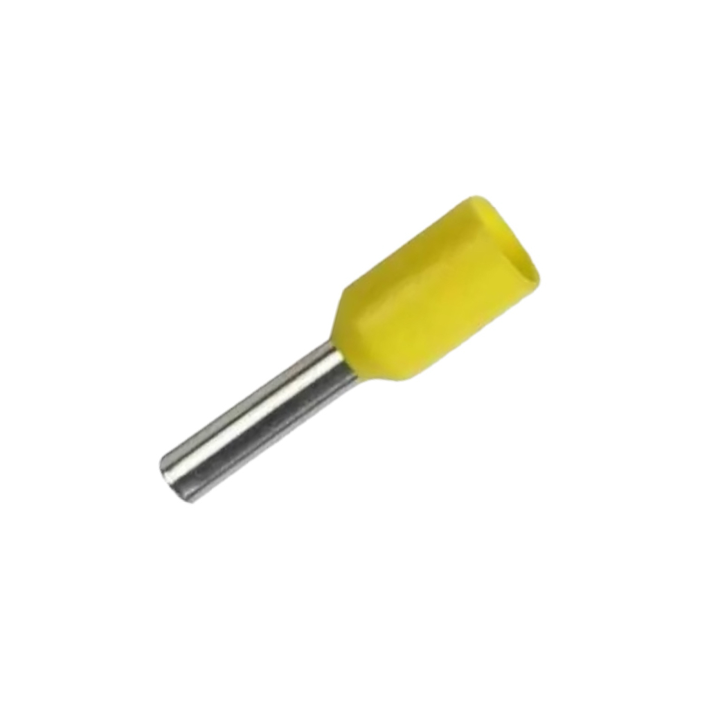 ENERGIO Наконечники трубчатые Ø1,5мм.*8мм., желтые (уп./100шт.) E1508YI