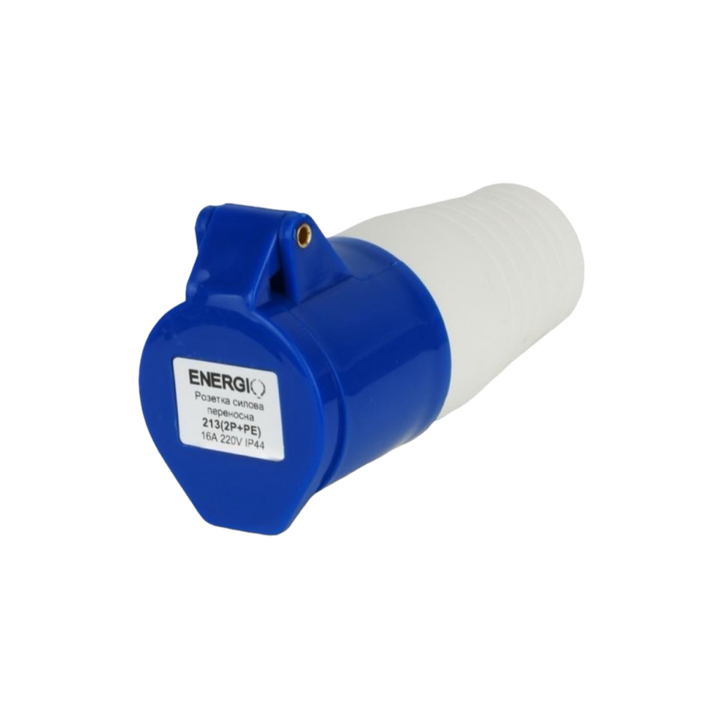 ENERGIO Розетка силова переносна 380V 16A IP44 215(3P+PE+N) IC-215