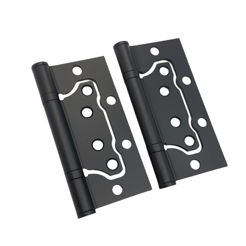 KEDR Завіса дверна FLUSH 100*75*2,5mm-2BB-Black mat (чорний мат) (2шт.)