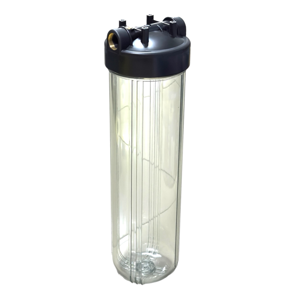 Aquakut Колба Вig Вlue 20х4 ПРОЗОРА (ключ, кріплення) 10741
