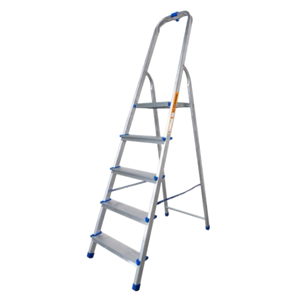 BLUETOOLS Expert Драбина-стрем'янка алюмінієва на 5 сходинок (max. 150кг.) 160-9045