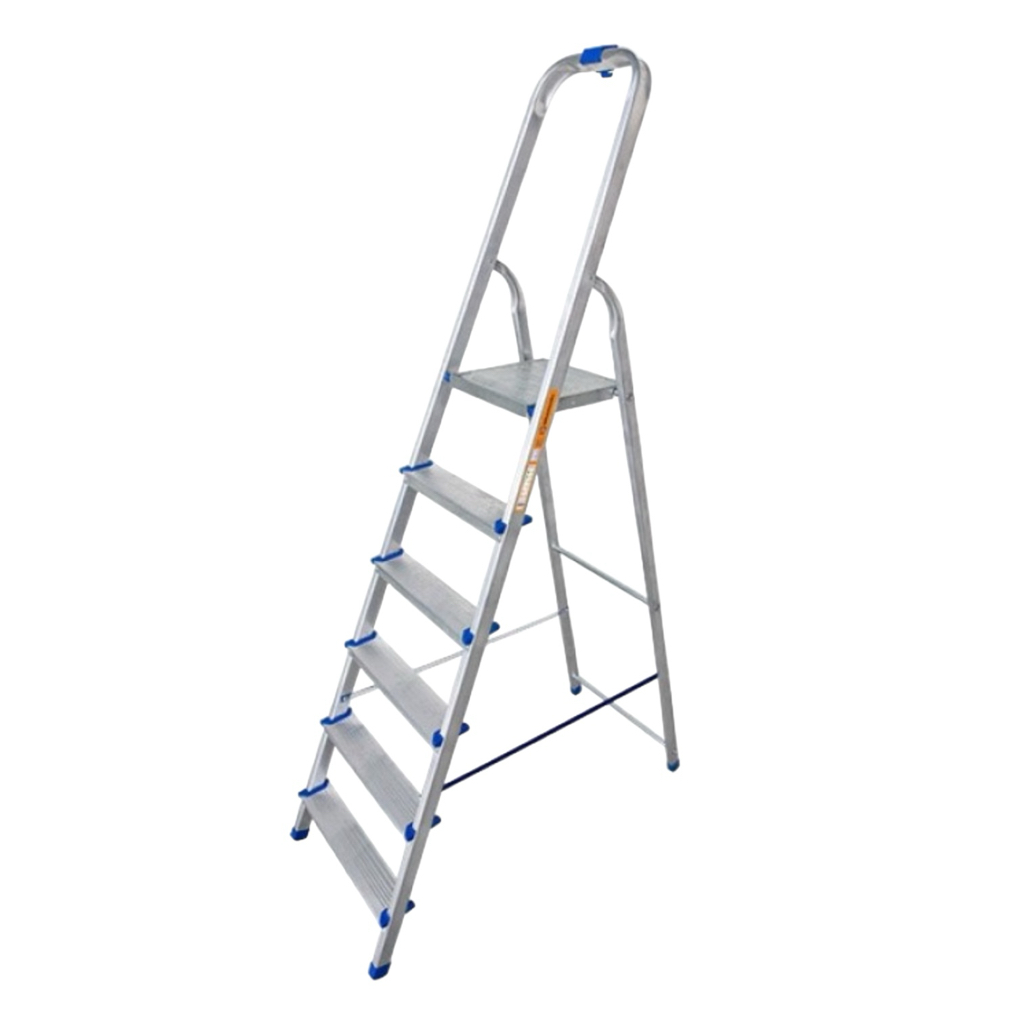 BLUETOOLS Expert Драбина-стрем'янка алюмінієва на 6 сходинок (max. 150кг.) 160-9046
