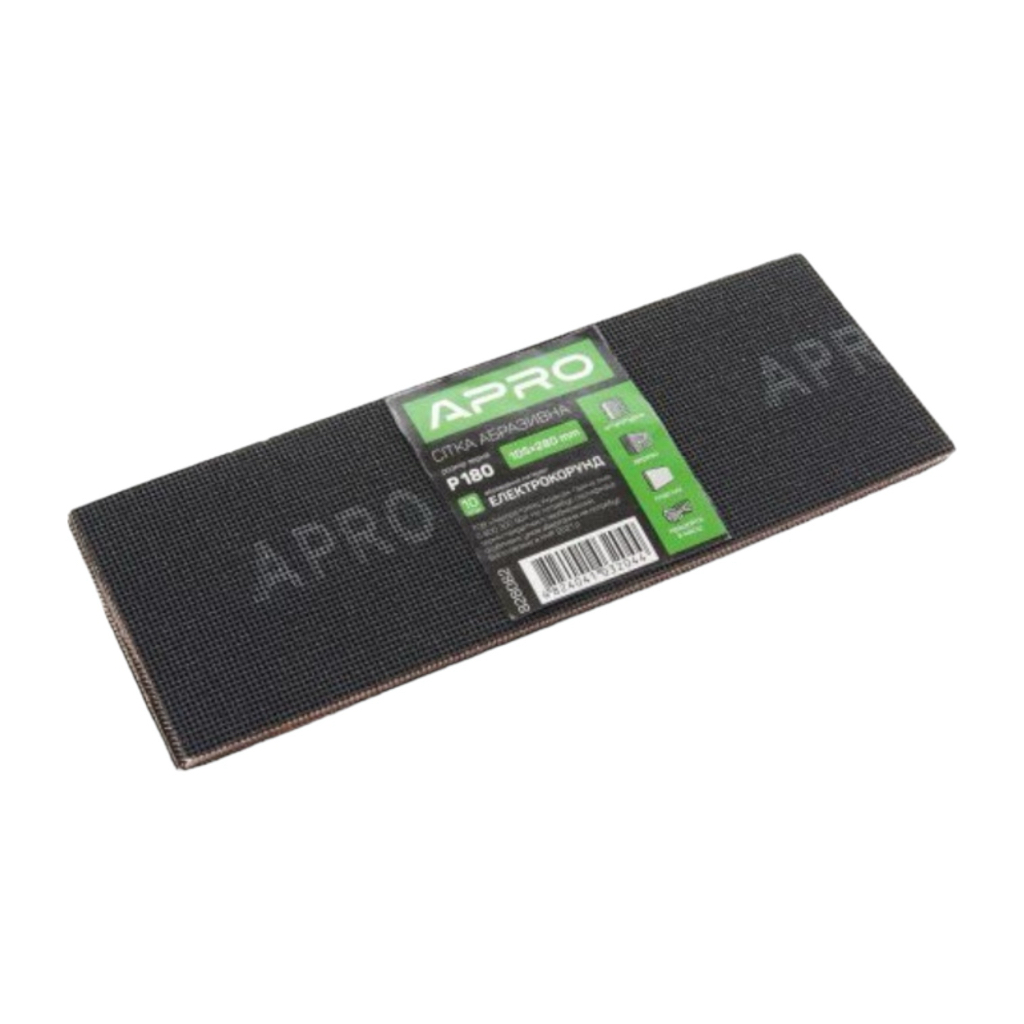 APRO Сітка абразивна 105*280мм. P180 (уп./10шт.) 828082