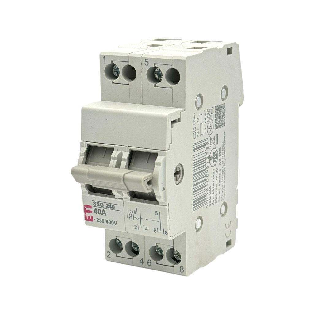 ETI SSQ 240 Перемикач I-0-II 2P 40A
