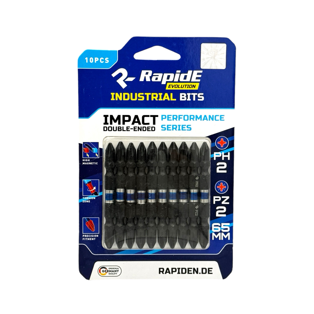 RAPIDE IMPACT Бита PH2-PZ2 65мм. (уп./10шт.)