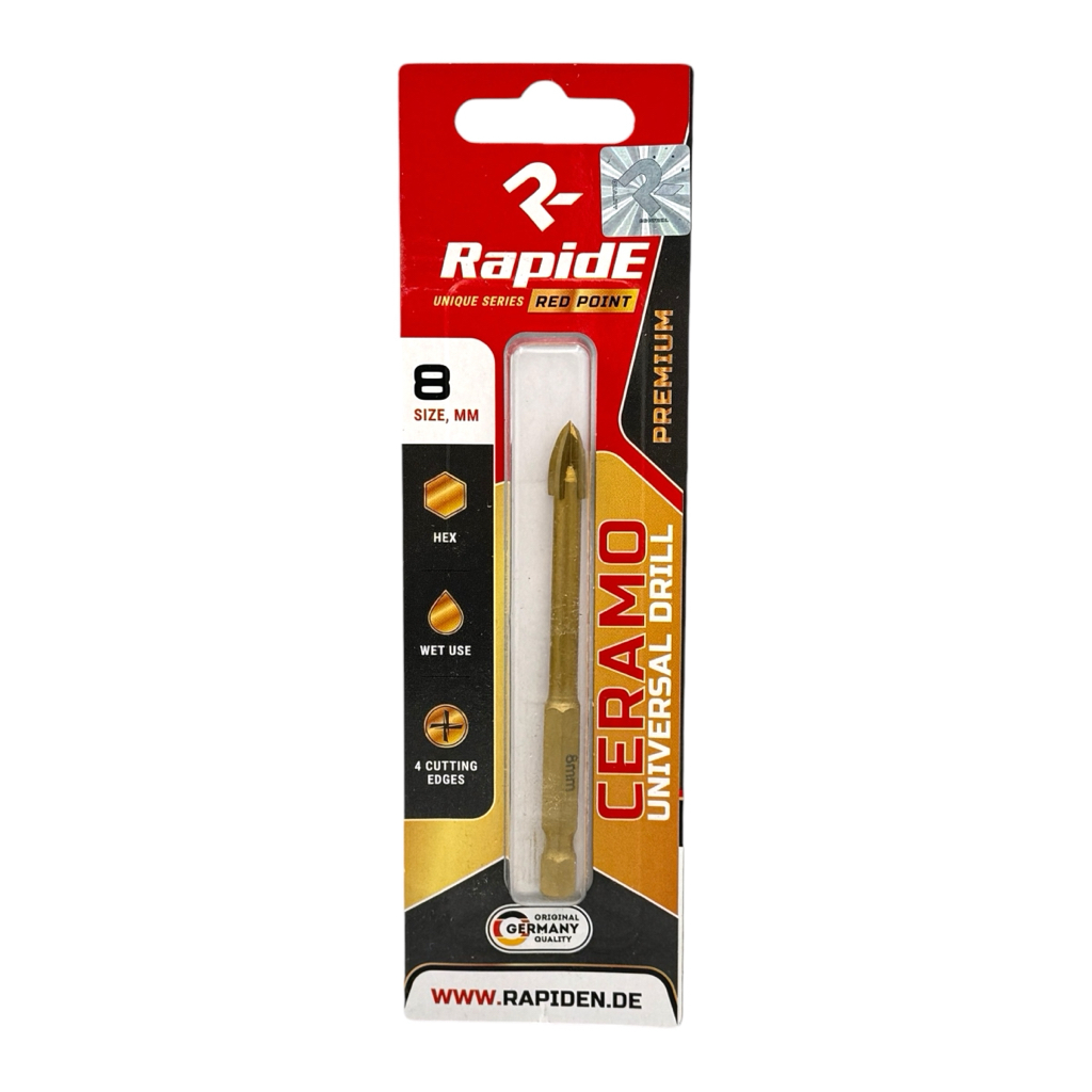 RAPIDE Red Point Ceramo Свердло по керамограніту Ø8мм RAHФ-00000687