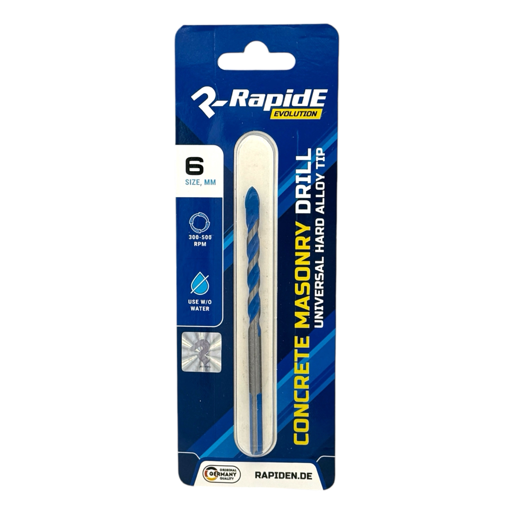 RAPIDE Evolution Сверло универсальное Ø6*100мм.