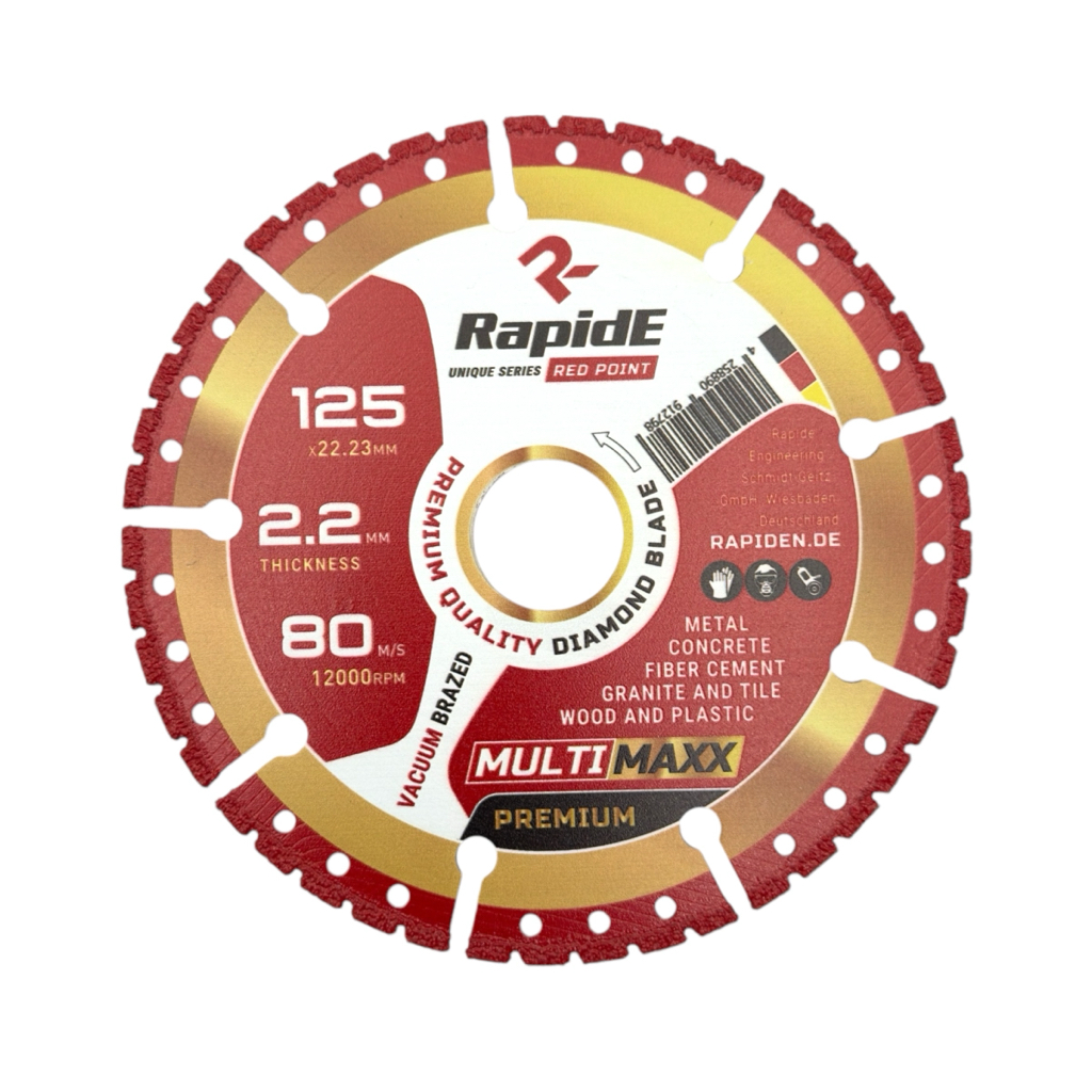 RAPIDE MULTIMAXX Диск алмазный 125*2,2*22,2 (универсальный) R9819