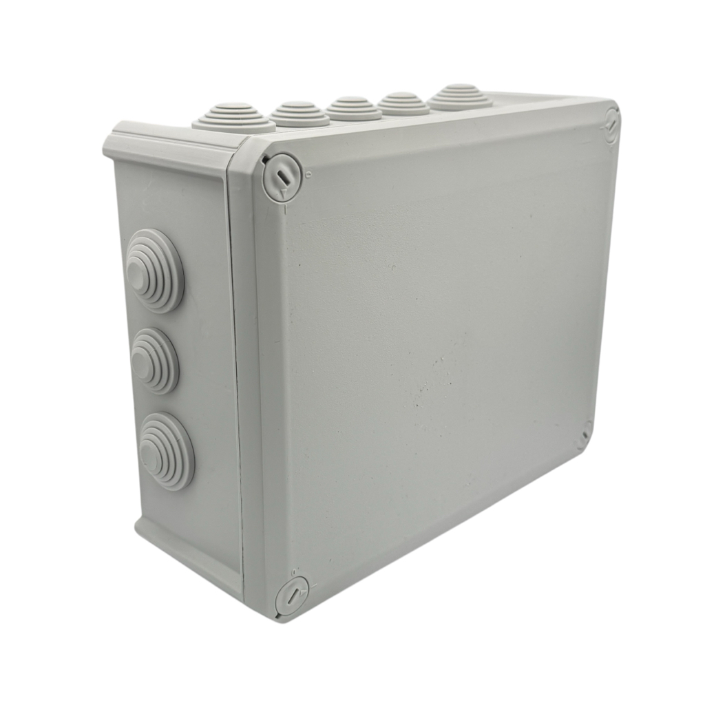 NEOMAX Розподільна коробка зовнішня IP66 240*190*95мм. СІРА (без клем) NX1048