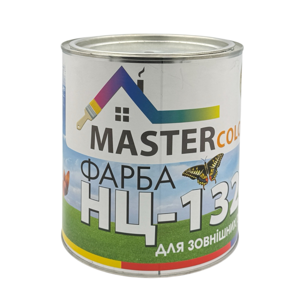 MasterColor Нитроэмаль НЦ-132 черная (2,0кг.)
