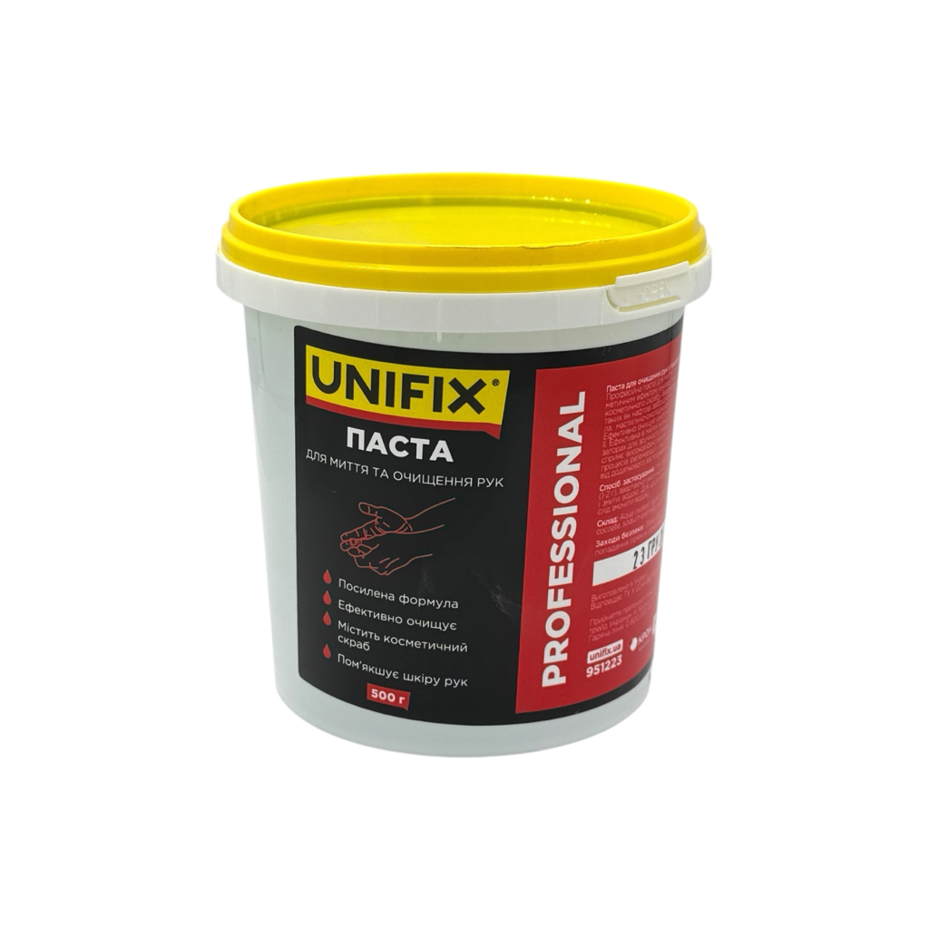 UNIFIX Паста для очищения рук Professional 0,5кг. 951223