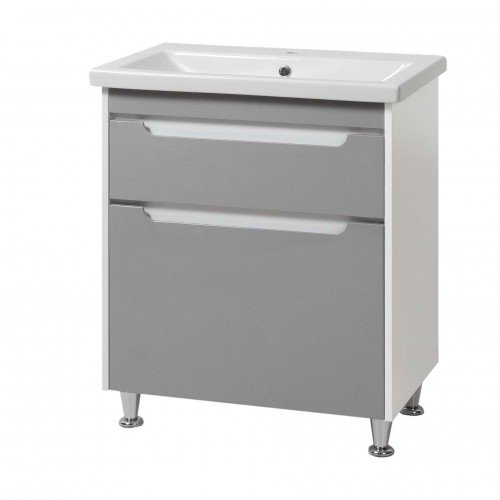 UVVIS Тумба Valencia NEW grey ТНБ-2 Д 70 з умивальником КОМО 44342